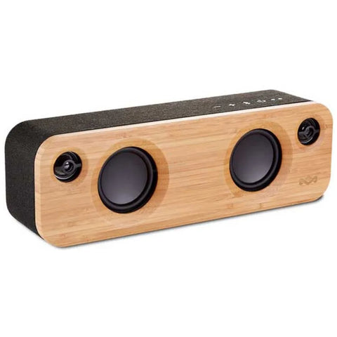 Parlante portátil bluetooth negro GET TOGETHER MINI con diseño compacto y materiales sostenibles