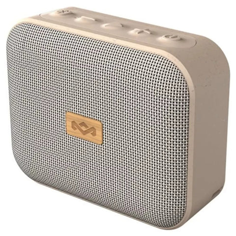 Parlante Bluetooth portátil beige JAMMIN BT SPEAKER JA026CE con diseño compacto y batería recargable para uso diario.