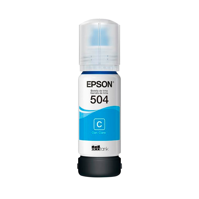 Epson botella tinta cyan para L6191/ L4160/ L6171/ L4150/L4260/L6270/L14150 - T504220-AL Tintas Costa Rica