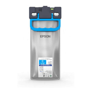 Cartucho de tinta Epson WF-C878R T05A200 de color cian, 100% original y disponible bajo encargo.