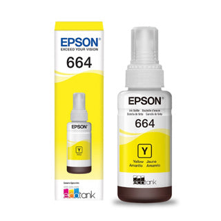 Epson Botella Tinta Amarilla T664420-Al Para L110-220-350-355-555 6500 Pag