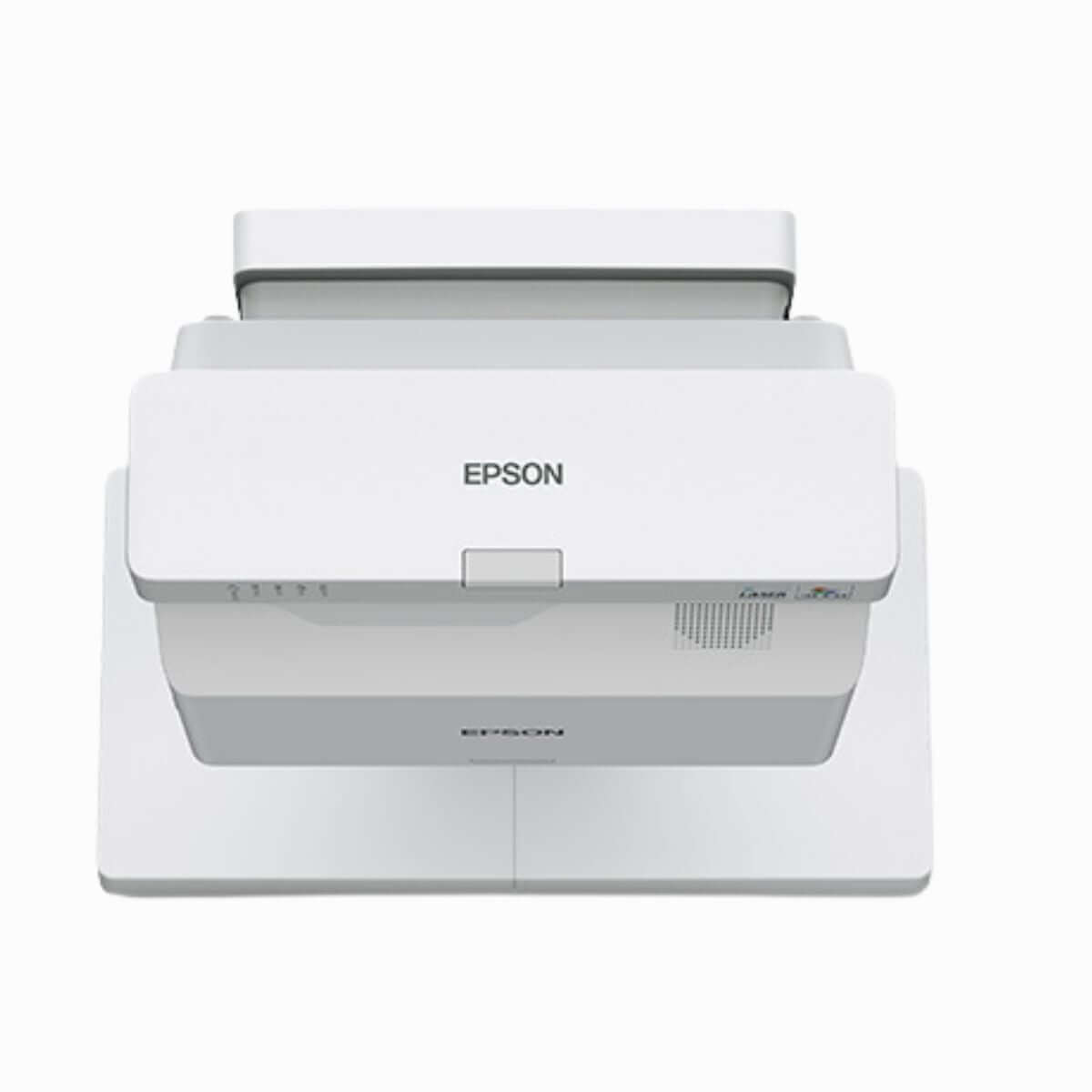 Proyector interactivo Epson BrightLink EB-760Wi vista superior, ideal para enseñanza y presentaciones.