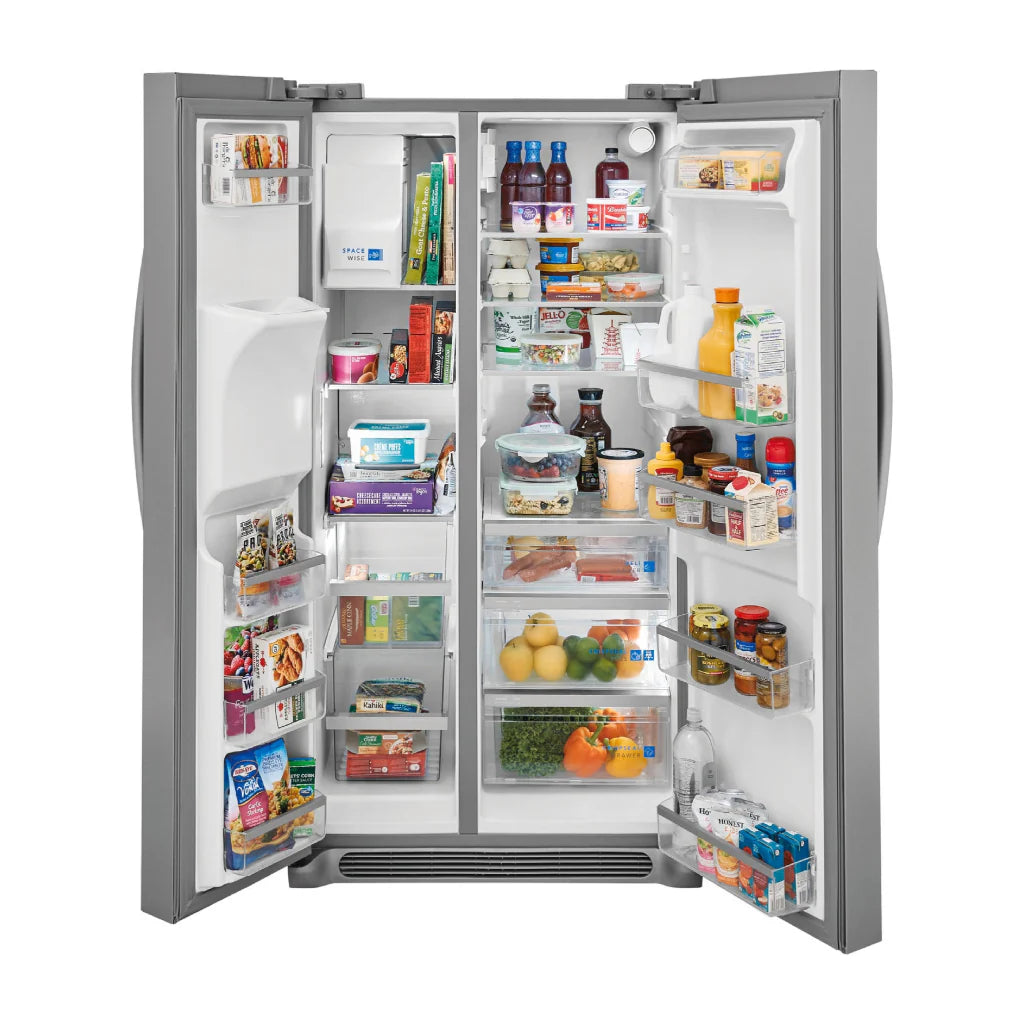 Frigidaire refrigerador side by side 25,6 pies Inverter con dispensador GRSS2652AF Refrigeradoras Costa Rica
