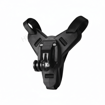 Soporte para correa de barbilla para casco de motocicleta de 360 grados con Clip para teléfono