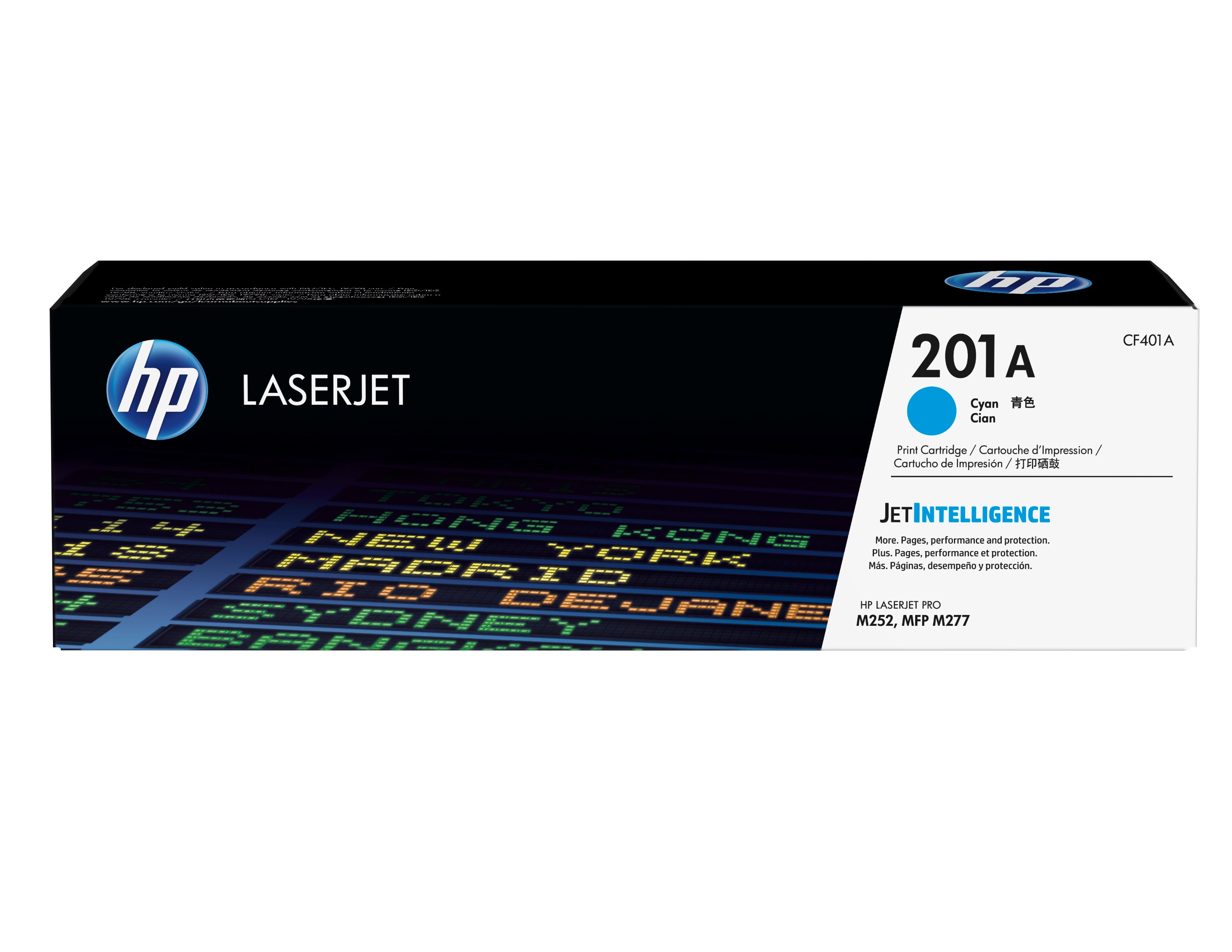 HP toner cyan 201A 1 400pgs CF401A Costa Rica