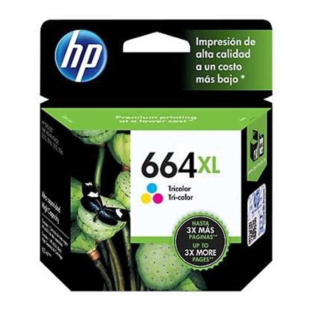 Hp Cartucho Color 330Pgs #664Xl F6V30Al