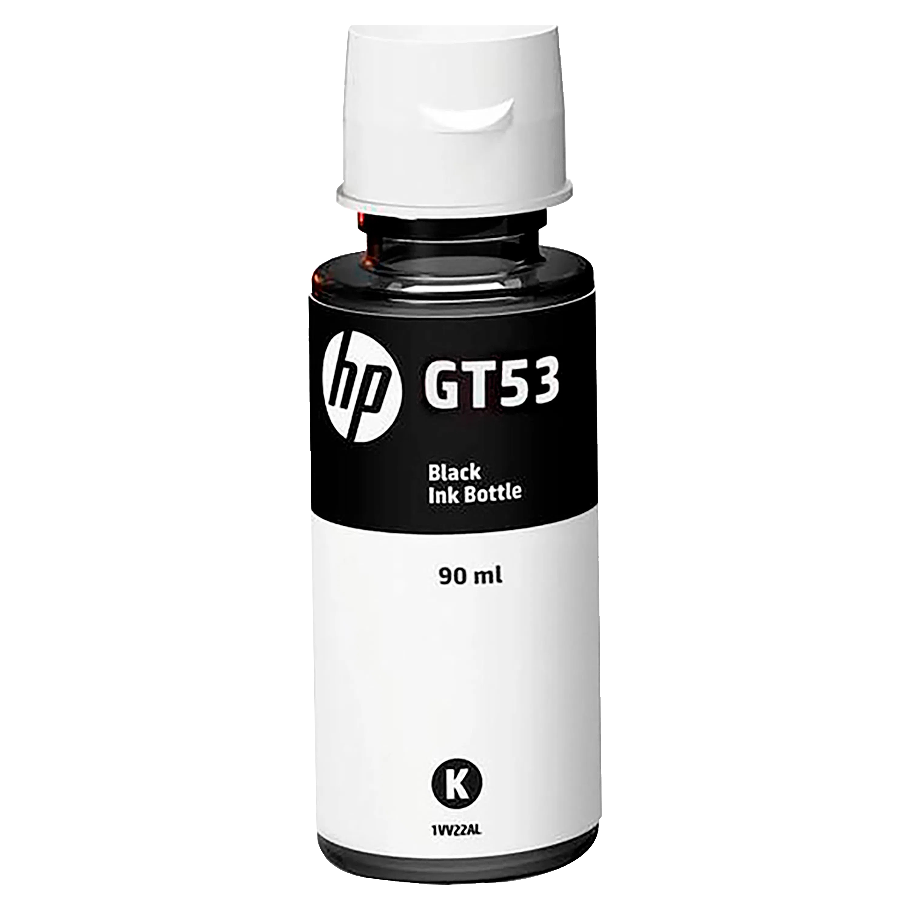 Hp Botella De Tinta Gt53 Negro 5000Pgs 1Vv22Al - botella de tinta HP GT53 negra 90ml para impresoras, 5000 páginas
