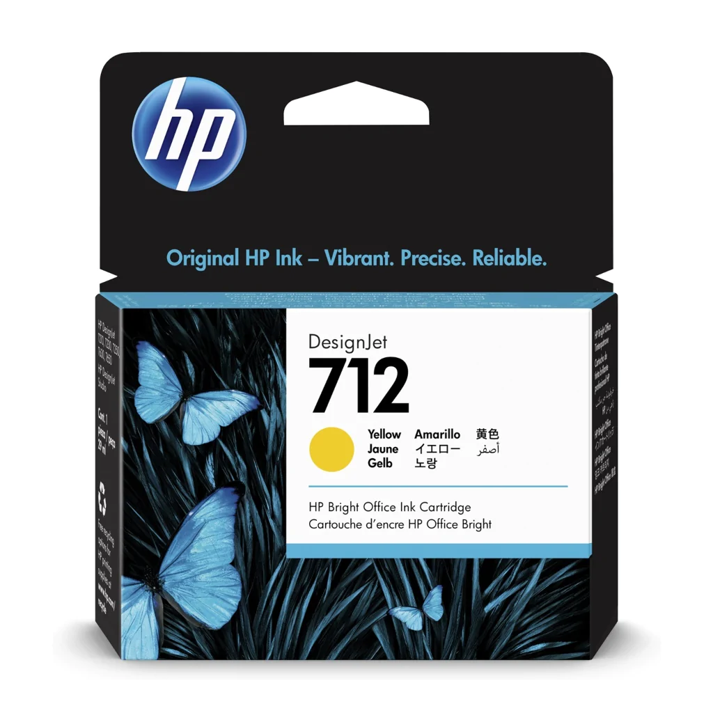 HP cartucho de tinta #712 amarillo 29Ml 3ED69A Costa Rica