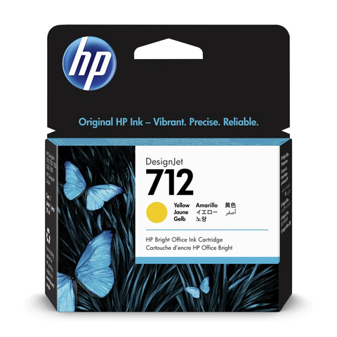HP cartucho de tinta #712 amarillo 29Ml 3ED69A Costa Rica