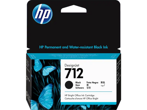 HP cartucho de tinta #712 negro 38Ml 3ED70A Costa Rica