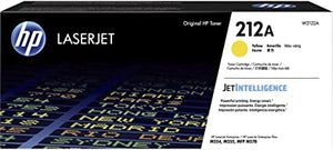 Toner HP 212A amarillo W2122A original, ideal para impresoras HP, calidad de impresión superior.