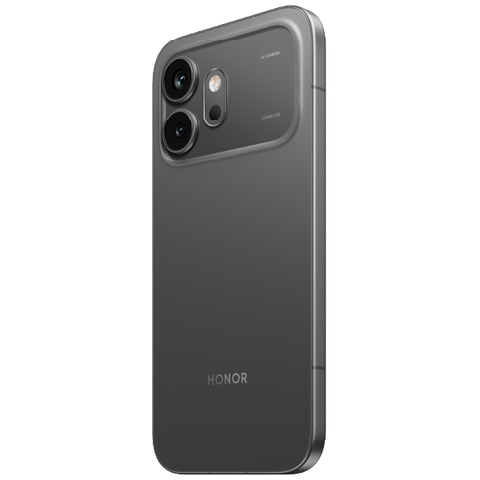 Celular Honor 600 8GB+256GB Black con cámara principal de 200 MP y diseño elegante.