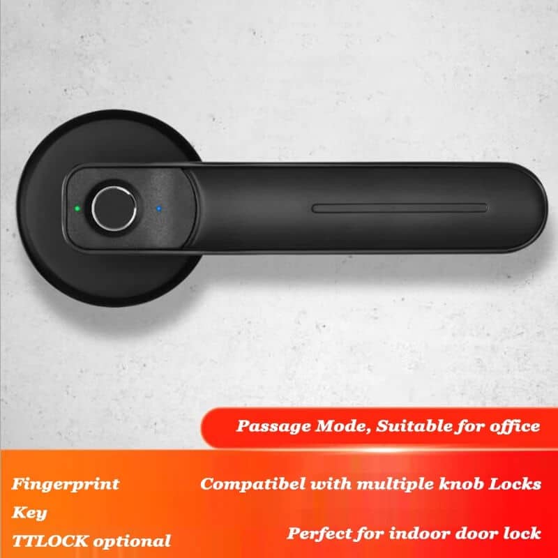 Cerradura Inteligente Bluetooth Smartlock01- Cerradura Inteligente Ttlock, Con Huella Dactilar, Llave, Bluetooth, Perilla De Reemplazo