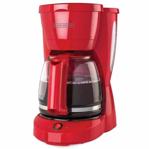 Black + Decker Cafetera 12 Tazas Roja Cm0941R