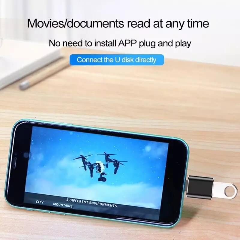 Adaptador Otg Para Iphone Lightning A Usb Gatgets Y Otros Productos Costa Rica