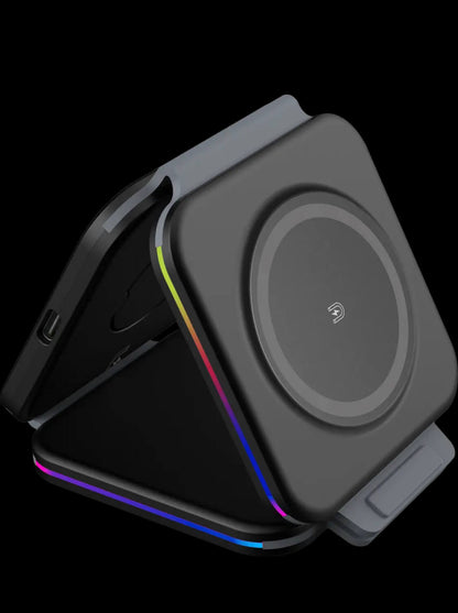 Base De Carga Inalámbrica Plegable Para Dispositivos Inalámbricos