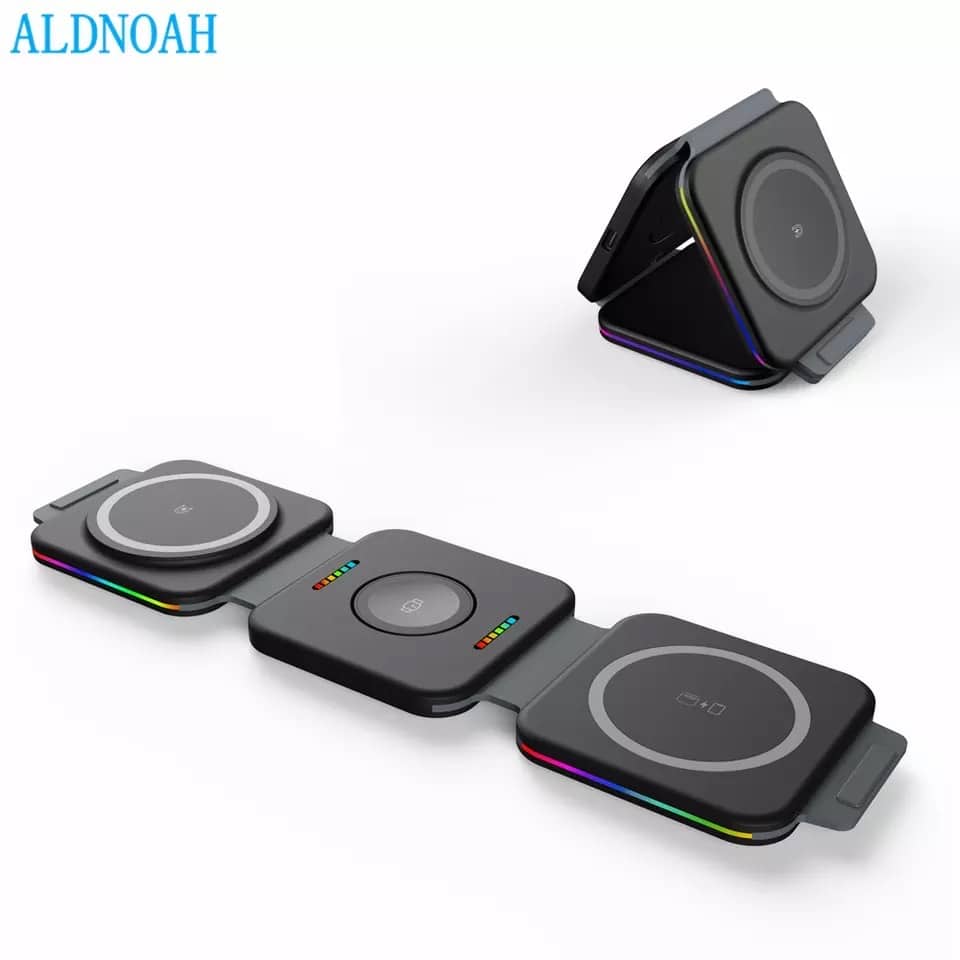 Base De Carga Inalámbrica Plegable Para Dispositivos Inalámbricos