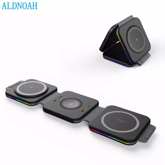 Base De Carga Inalámbrica Plegable Para Dispositivos Inalámbricos