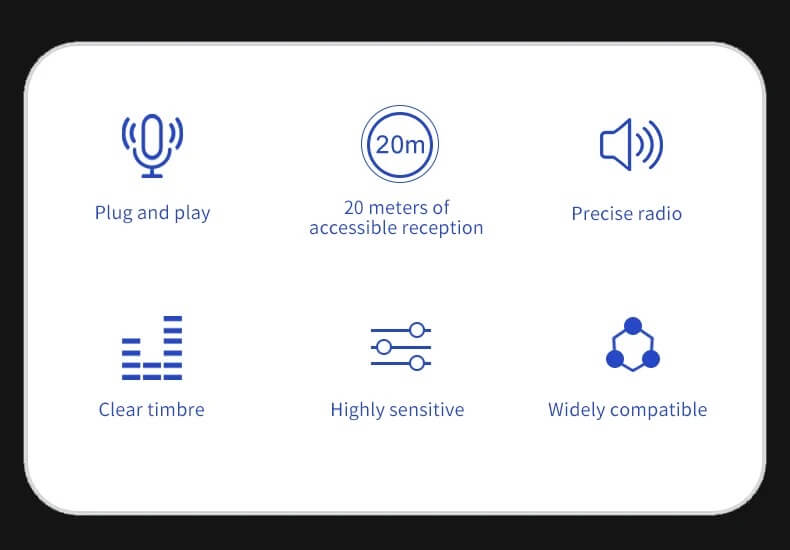 Micrófono De Solapa Inalámbrico Unidad