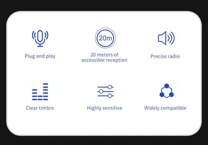 Micrófono De Solapa Inalámbrico Unidad