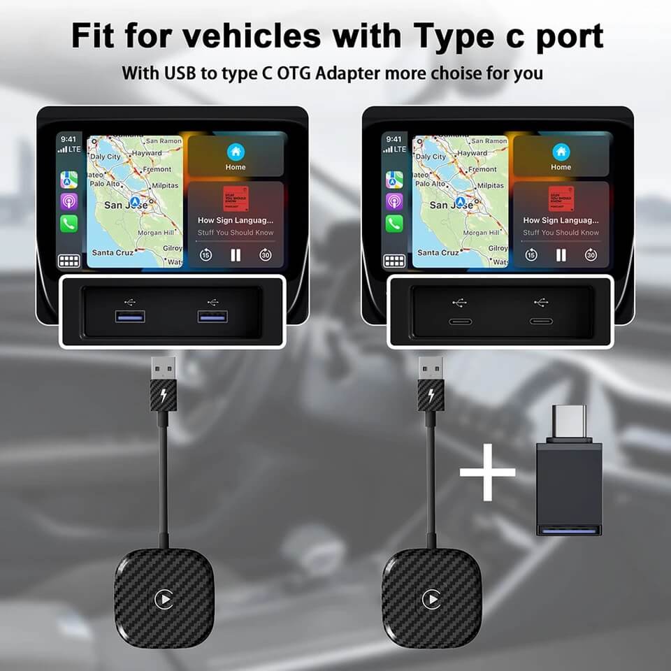 Dongle Adaptador Inalámbrico Para Carplay Para Iphone O Android Gatgets Y Otros Productos Costa Rica
