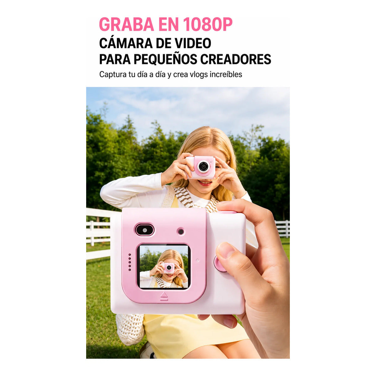 Set Reloj Inteligente Infantil 3 en 1 con Cámara Y9 48MP