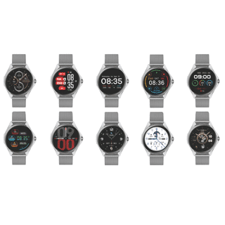 Kodak Reloj Inteligente Sw7212 Plateado 1,32" Full Touch