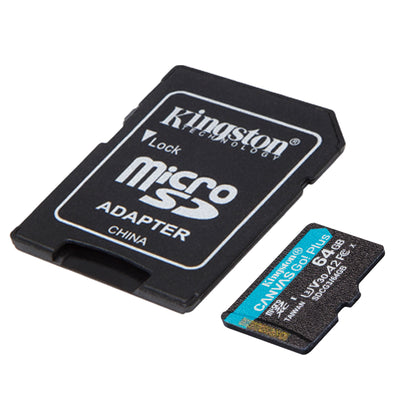 Kingston tarjeta de memoria micro SD Canvas go plus sin adaptador SDCG3/64GB