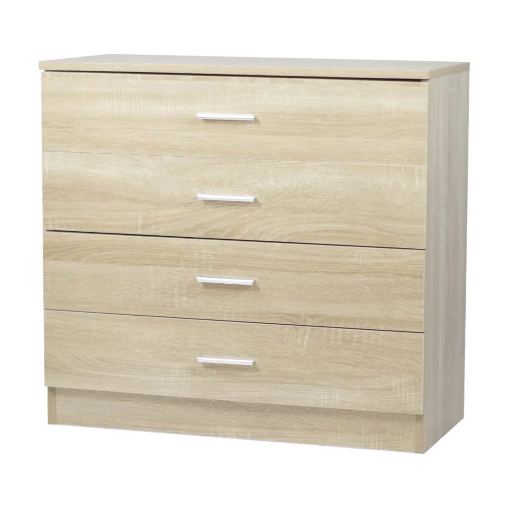 Kenneth Cole Mueble Cuatro Gavetas Color Roble -Kcwd20220512-Oa cajonera 4 gavetas roble clara 72x67x33 cm MDF tablero de partículas