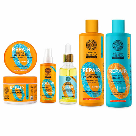 Kit reparador de cabello natura sibérica