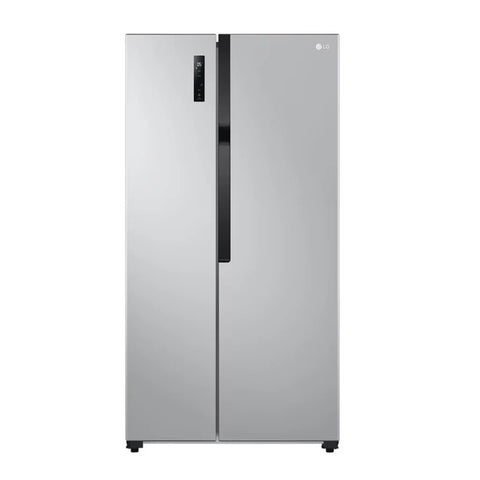 LG Refrigerador Side by Side 18 pies color Plateado GS51BPP con tecnología Smart Inverter y Total No Frost