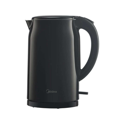 Hervidor eléctrico Midea 1.5L doble pared negro 1800W modelo MKE15DMCSK.