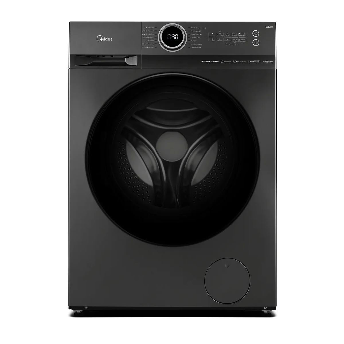 Midea secadora electrica carga frontal 21 kg color silver MH04ED80/S-CA