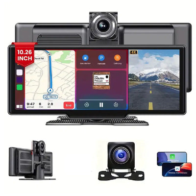Pantalla para carro de 10.26 pulgadas con Android Auto y CarPlay Wireless