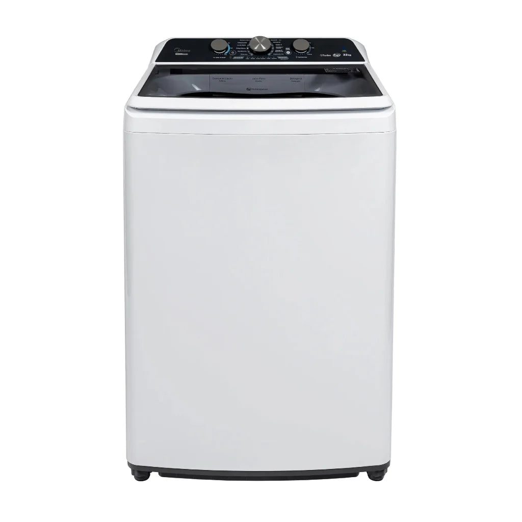 Midea Lavadora Carga superior de 22 kg Blanco MA500W22/W vista frontal