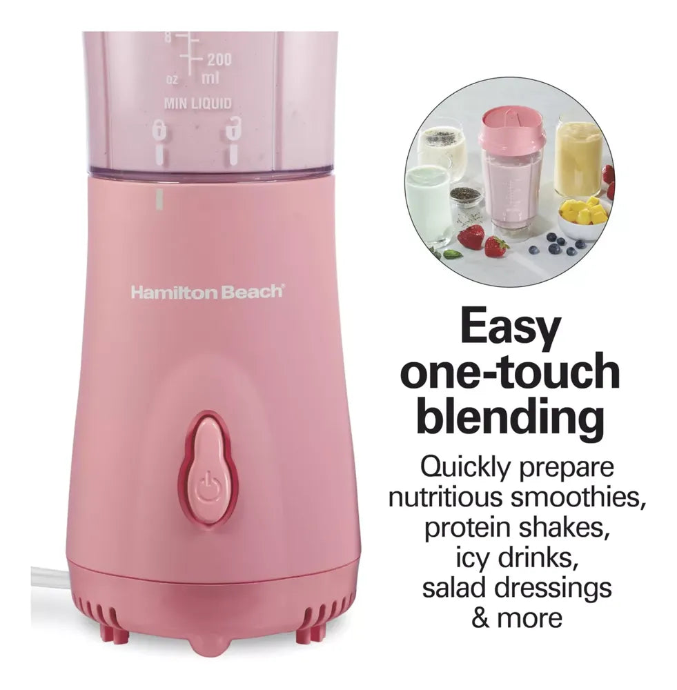 Licuadora Personal 175 W 0.6 L  Plástico Rosado Hamilton Beach 51171