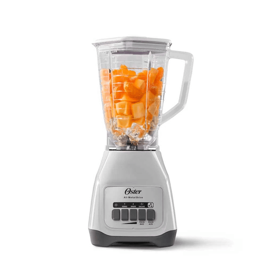 Licuadora Oster 2 Velocidades - Vaso Plástico - Motor Alta Fuerza 550W - Acople Metálico - Pulso Alto Y Bajo - Capacidad 1.25 Litros