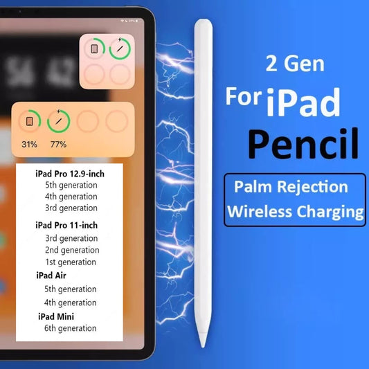 Stylus Pencil 2 Generación Carga Inalámbrica