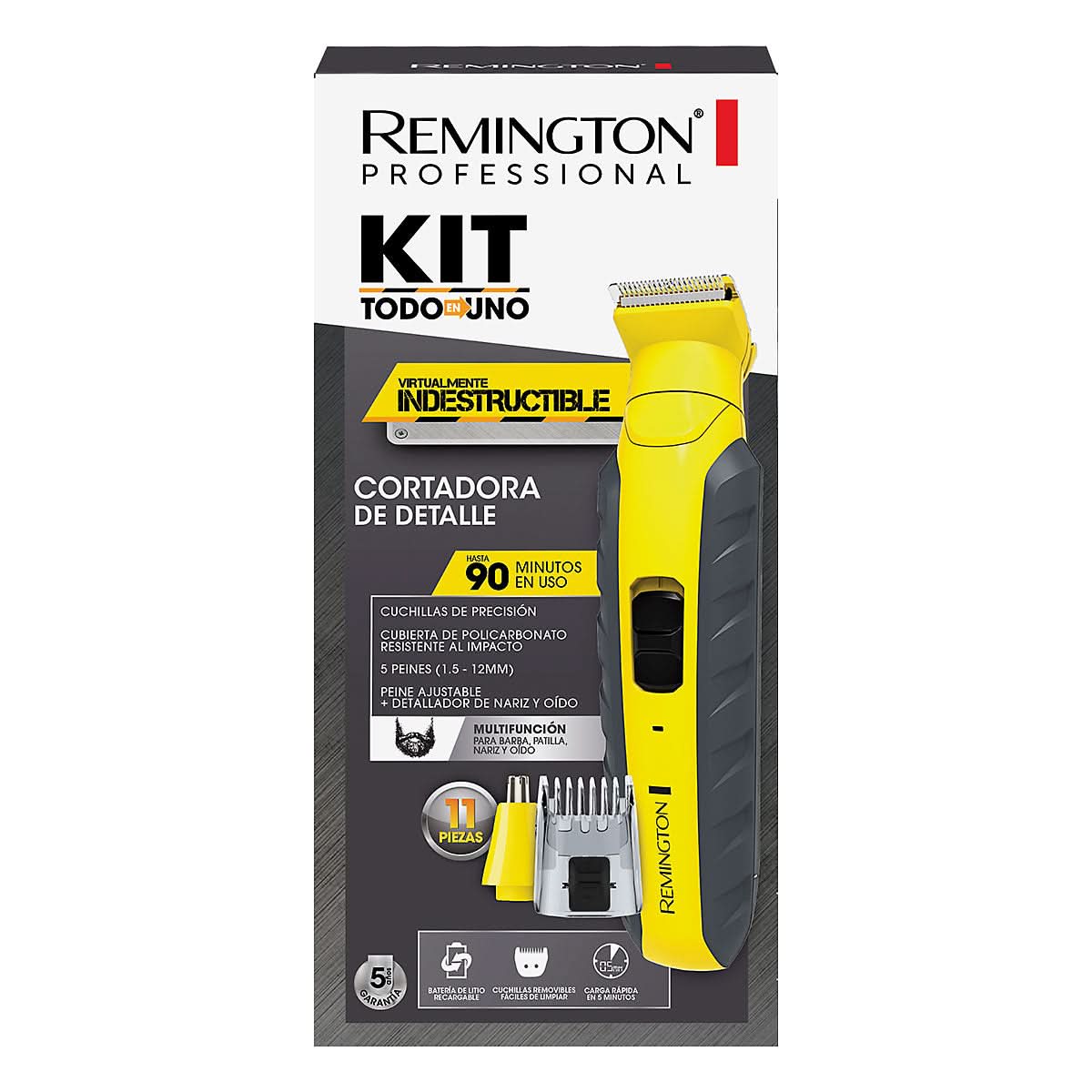 Recortadora personal para barba, bigote, nariz y oidos indestructible Remington - PG6855A-110F Cuidado personal Costa Rica