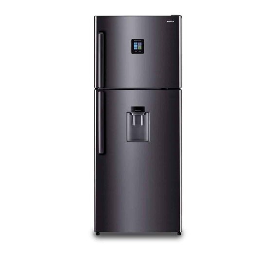 Refrigeradora 17" Acero Negra Dos Puertas Winia Pr-2344Fdj