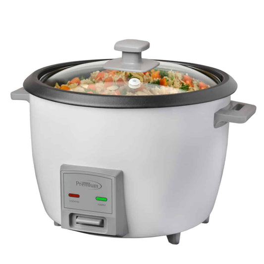 Olla Arrocera 15 Tz Blanca Antiad Sin Vaporera Premium Prc2737