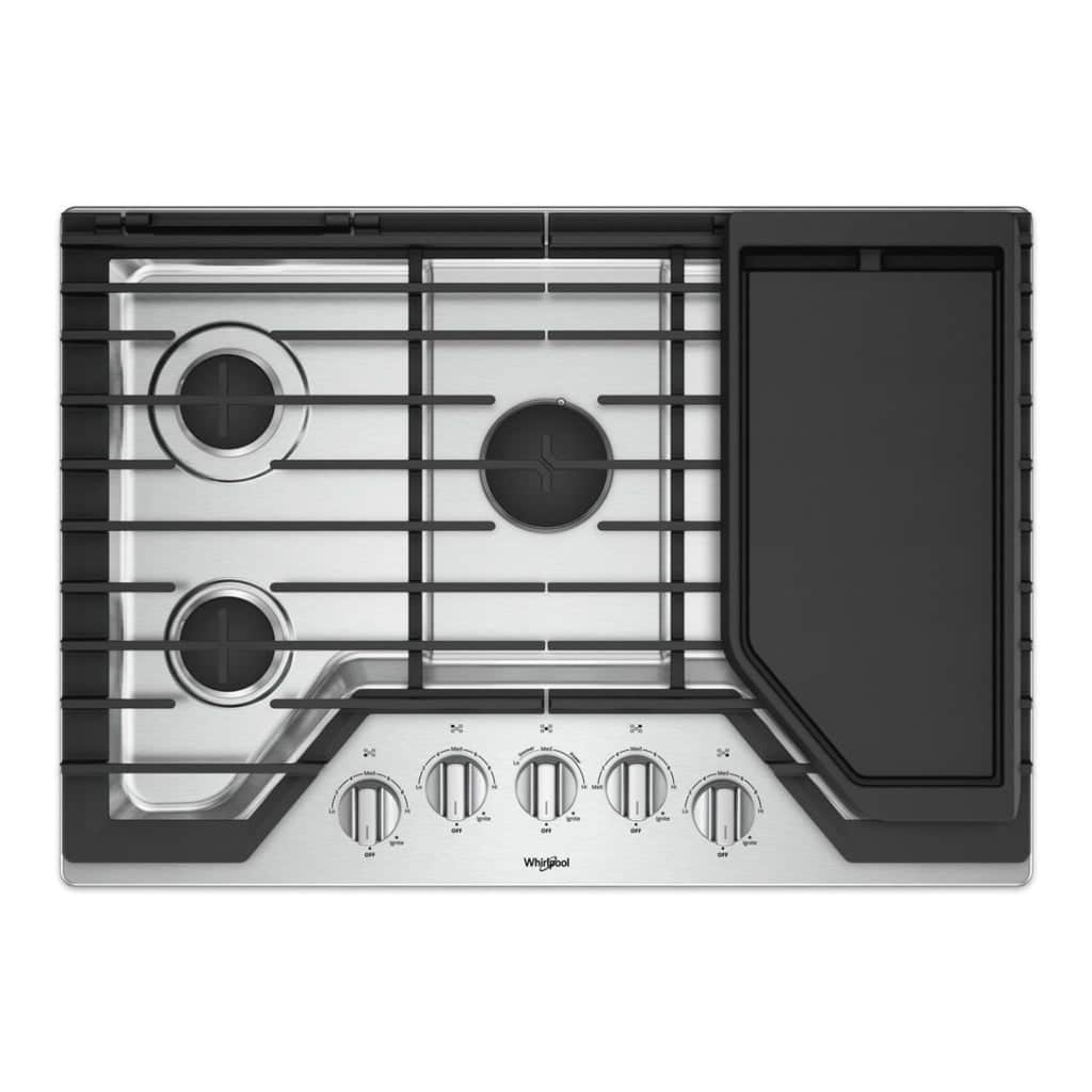 Plantilla Empotre Gas Whirlpool - 30" Acero Inoxidable - Encendido Direct Spark Ignition