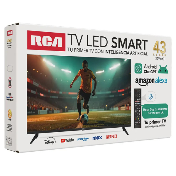 Pantalla RCA RC43NA LED smart 43″