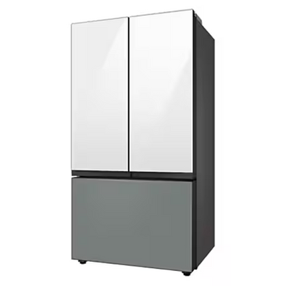 Refrigerador SAMSUNG  Bespoke 24 Pies 3 Door Fdr Twin Cooling Blanco/Gris
