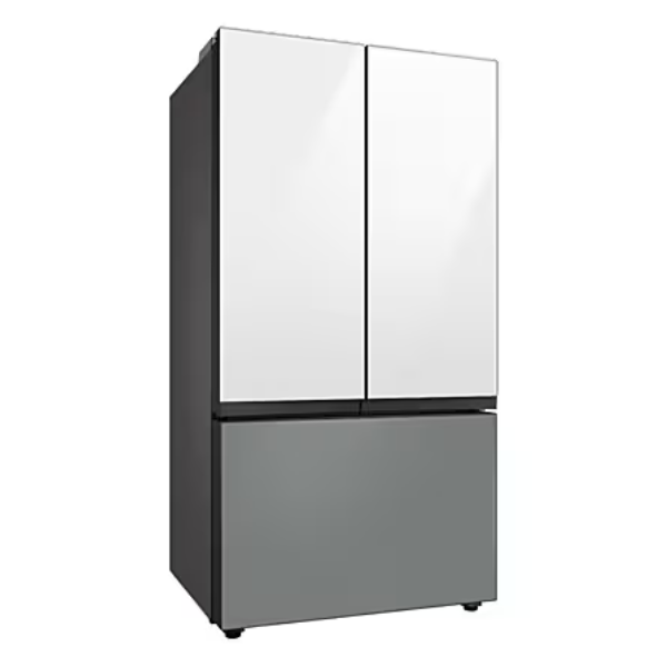 Refrigerador SAMSUNG  Bespoke 24 Pies 3 Door Fdr Twin Cooling Blanco/Gris