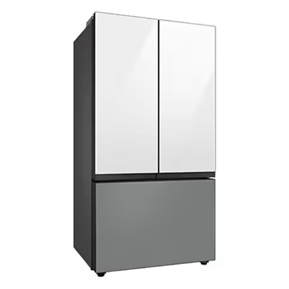 Refrigerador SAMSUNG  Bespoke 24 Pies 3 Door Fdr Twin Cooling Blanco/Gris