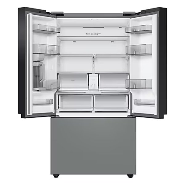 Refrigerador SAMSUNG  Bespoke 24 Pies 3 Door Fdr Twin Cooling Blanco/Gris