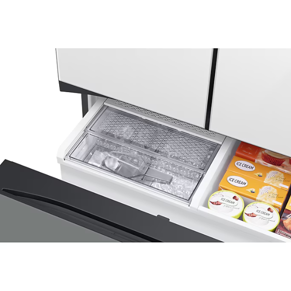 Refrigerador SAMSUNG  Bespoke 24 Pies 3 Door Fdr Twin Cooling Blanco/Gris