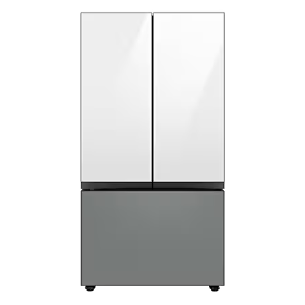 Refrigerador SAMSUNG  Bespoke 24 Pies 3 Door Fdr Twin Cooling Blanco/Gris
