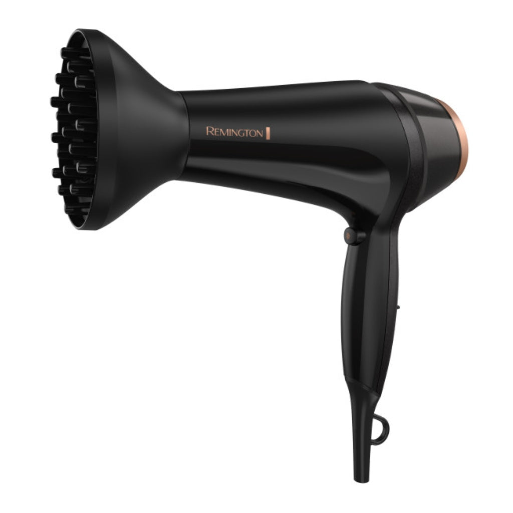 SECADORA DE CABELLO REMINGTON RADIANCE 1900W CERÁMICA NEGRA